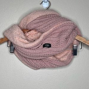 UGG Blush Cable Knit Scarf